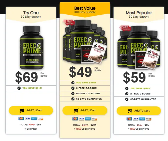 ErecPrime 6 bottles